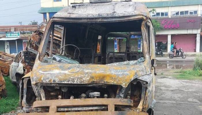 Manipur: Meitei woman, her injured son, and a relative killed after mob sets ambulance on fire in West Imphal