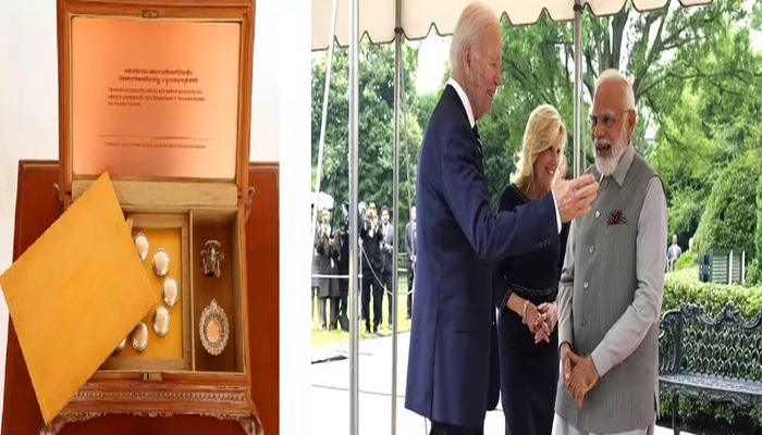 Dasa Danam, Upanishads, a ‘green’ diamond for the First Lady: List of all the gifts PM Modi presented to US President Joe Biden
