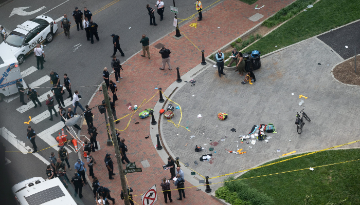 US: 19-year-old gunman shoots dead father-son duo and injures five others at a Virginia high school graduation ceremony