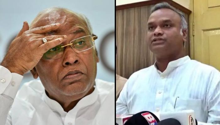 Son of Congress President Mallikarjun Kharge directs cops to kick ‘gaurakshaks’ in Karnataka, netizens fume