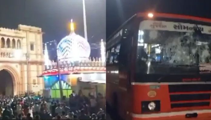 Mob tried to burn bus full of passengers in Junagarh violence