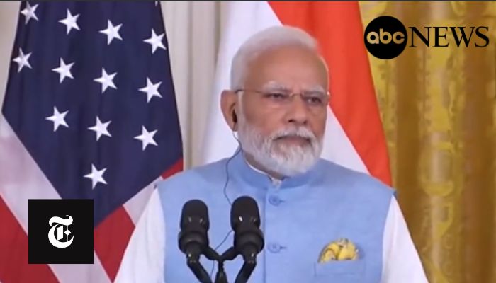 New York Times, ABC network falsely claim that PM Modi’s press conference at the White House was his ‘first’ ever in 9 years. Here is the truth