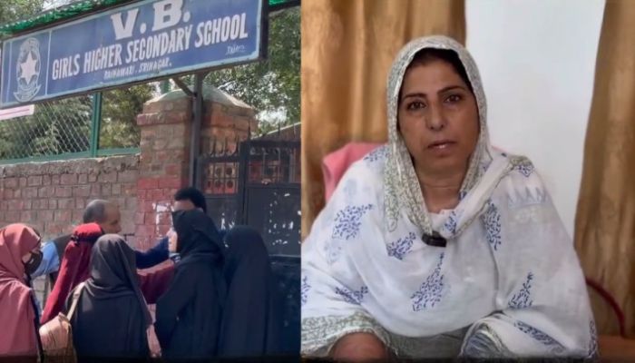Jammu and Kashmir: Girls of Srinagar school protest against ‘Abaya ban’ inside school, principal says they can wear a long Hijab over the uniform