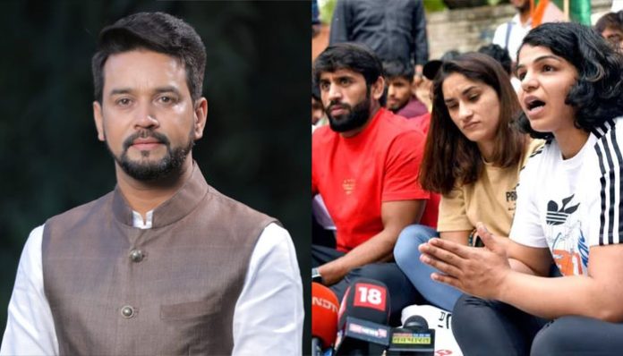 Anurag Thakur invited protesting wrestlers to talk to the government