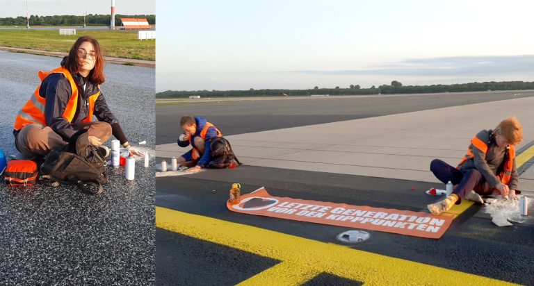 Operations in two German airports disrupted after climate activists glued themselves to runways, several flights cancelled and diverted