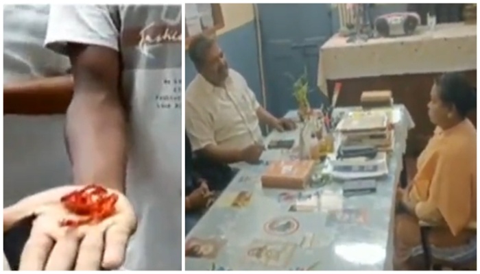 Jharkhand: Missionary school teacher thrashes student for refusing to remove his Kalawa, pressurises him to chop it off, Hindu outfits protest