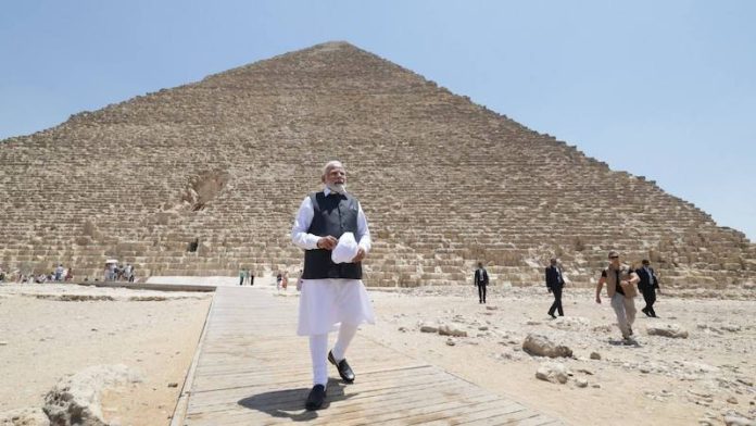 PM Narendra Modi, Egypt, The Great Pyramid of Giza