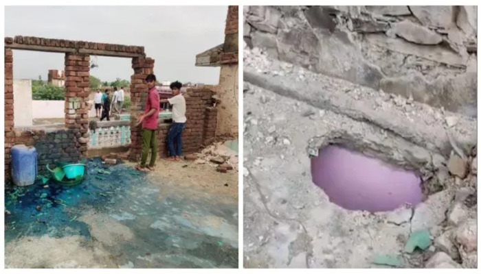 Rajasthan: One Afreen dies in a powerful explosion while making firecrackers in Jhunjhunu, her body flew through the roof and shattered into pieces