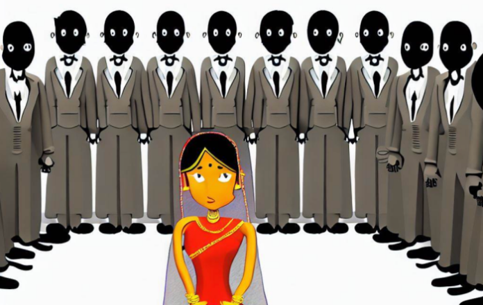 B. Com graduate has 14 prospective grooms listed as per salary and company