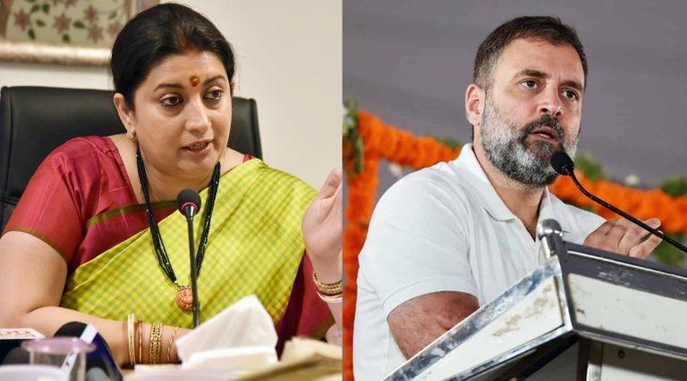 ‘Frustrated dynast’: BJP leader Smriti Irani slams Rahul Gandhi over his tweet mocking PM Narendra Modi