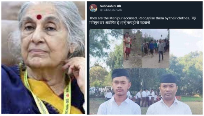24 hours after Subhashini Ali ‘apologised’ for spreading fake news about Manipur incident, she is yet to delete her tweet falsely blaming BJP leader