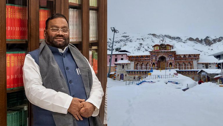 SP leader Swami Prasad Maurya claims Badrinath was originally a Buddhist shrine, Pushkar Dhami and Mayawati call it a politically motivated statement