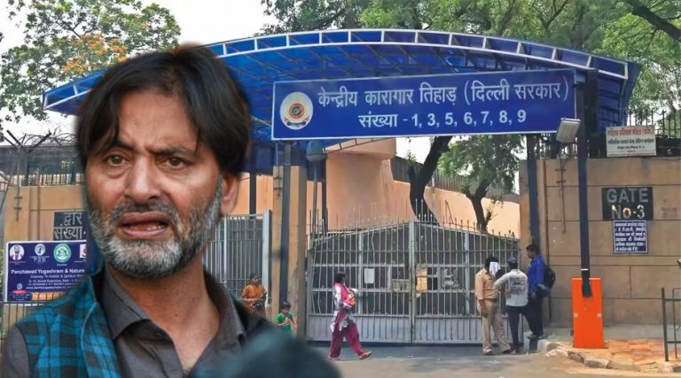 Four Tihar jail officials suspended for security lapse after terrorist Yasin Malik’s physical appearance at the Supreme Court