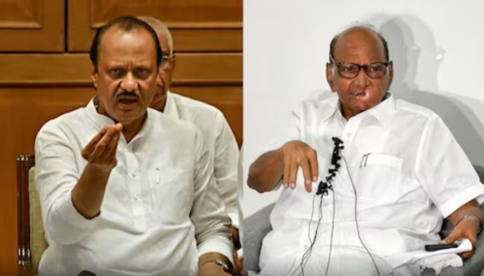 Amid a tussle over control of NCP, Sharad Pawar and Ajit Pawar call separate meetings of MLAs by issuing whips, Ajit Pawar support of over 40 MLAs