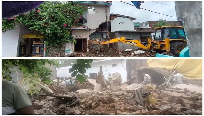 Maihar gangrape: Madhya Pradesh administration rolls bulldozer over the illegal constructions of the minor rape accused