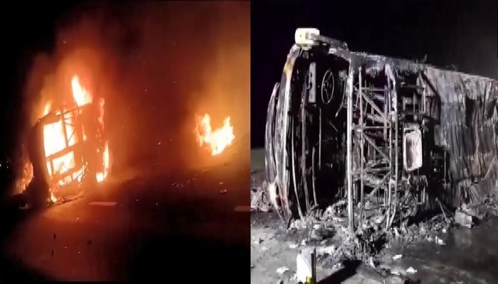 Maharashtra: 26 dead after a bus caught fire on Samruddhi Expressway, CM Eknath Shinde announces Rs 5 lakh ex-gratia amount for the deceased