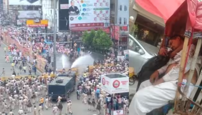 Patna: BJP leader killed, Lok Sabha MP severely injured, as Bihar Police lathicharges a protest march against the state government