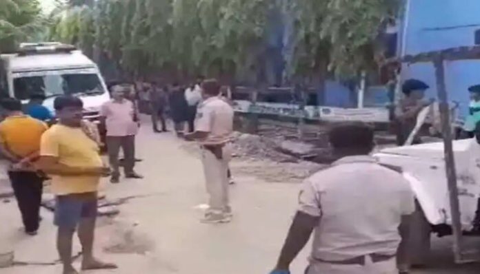 People angry over the rape and murder of a minor girl.