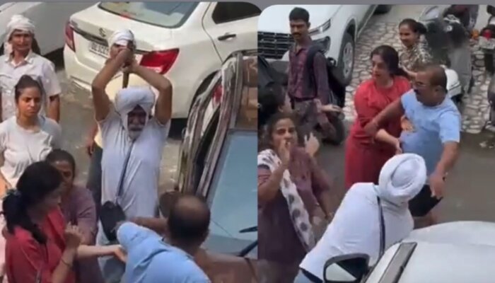 Delhi: Family including women arrested for assaulting another family in Sant Nagar over a parking dispute, video of the incident went viral