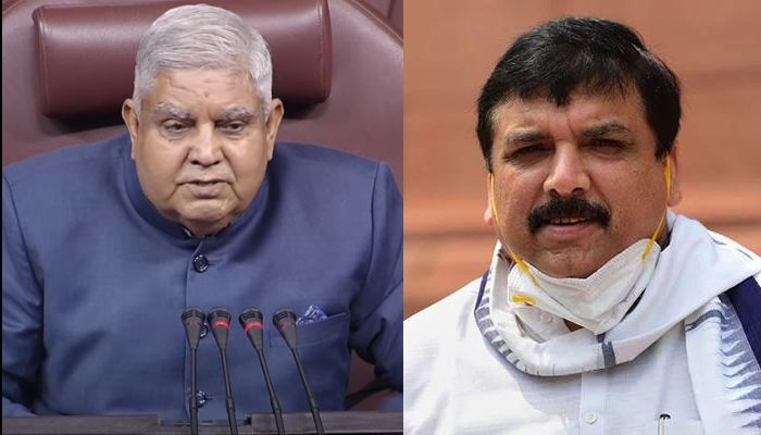 It is not a public street, keep silence: Vice President Jagdeep Dhankhar tells AAP MP Sanjay Singh, who was earlier suspended for unparliamentary behaviour