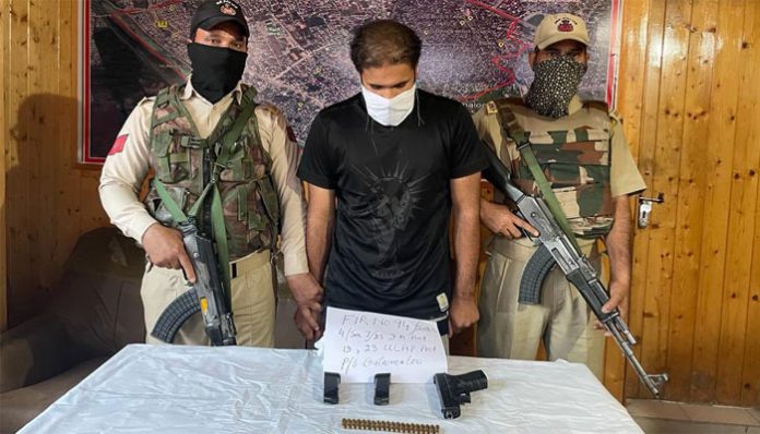 hybrid terrorist arrested by JK police