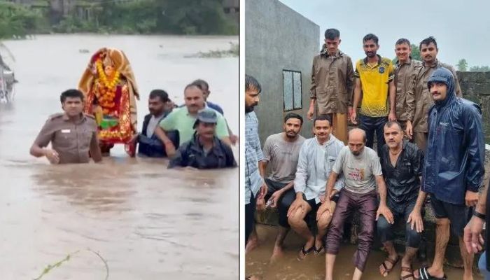 Gujarat: Torrential rains trigger severe floods in Junagadh, state government and local authorities carry out massive rescue and relief operations