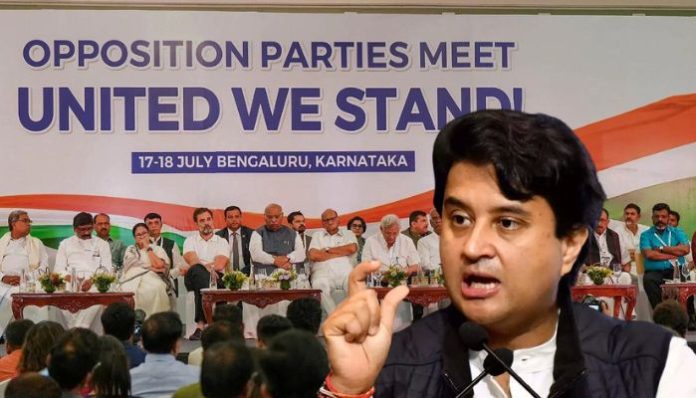 Opposition now coming together like family: Jyotiraditya Scindia hits out at political opportunism of parties who could not stand each other