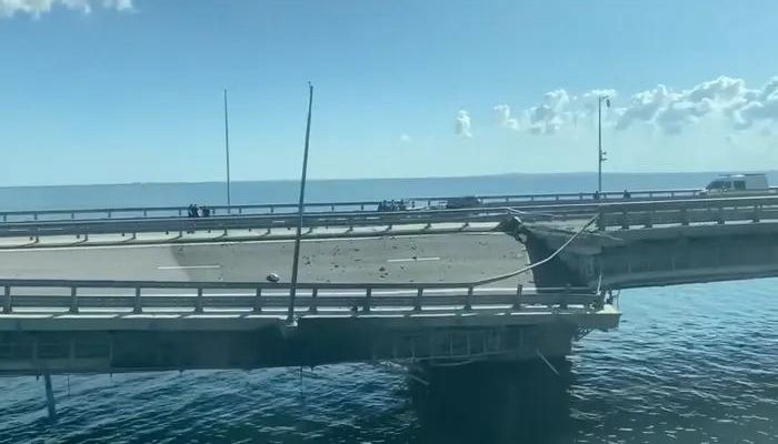 Crucial bridge connecting Crimea to mainland Russia attacked again, 2 dead in blast