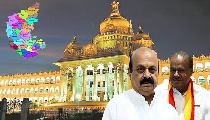 Karnataka: BJP and JD(S) jointly give no-confidence notice against Karnataka Assembly Speaker following the suspension of 10 BJP MLAs