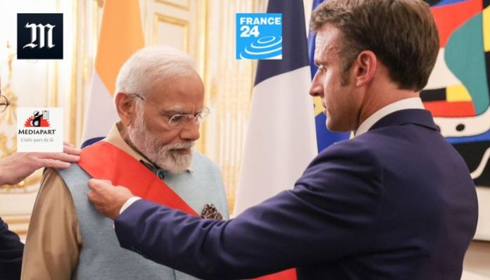 Opindia's prophecy comes true as French leftist media unleash vitriol against PM Modi during his visit