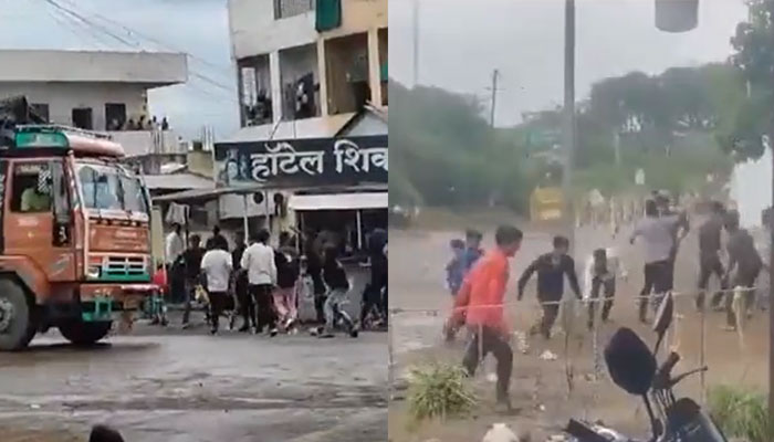 Maharashtra: 10 cops injured during stone pelting by protesters agitating against Manipur video case
