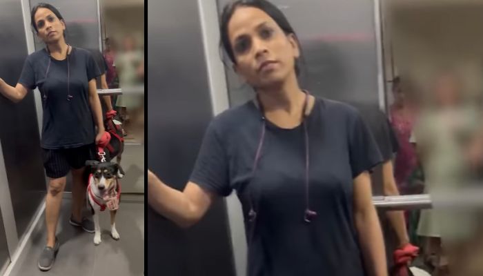 I am better than your wife: Dog owner tells man after being asked to put a muzzle on her pet inside a lift