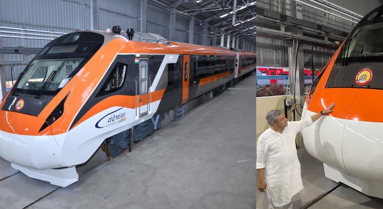 New look of Vande Bharat Express train revealed, Minister Ashwini Vaishnaw says its Saffron colour is inspired by the tricolour