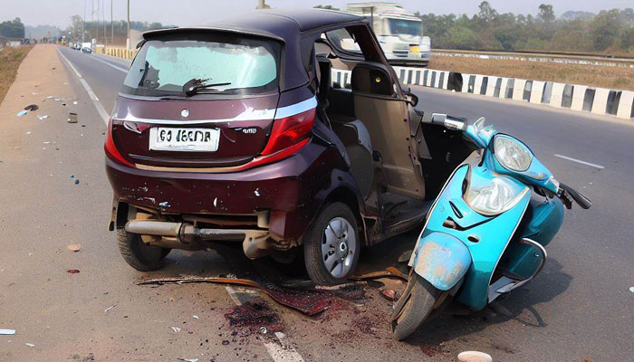 Ghaziabad: Driver drives a car in reverse for 2 KMs on National Highway, kills an engineering student on his way