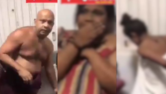 700px x 400px - Fact Check: Viral video of 'monk' with two women is from Sri Lanka