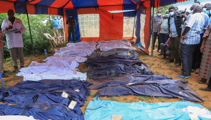 Death toll in Kenyan starvation cult case crosses 400 as 12 more bodies exhumed, over 600 people still missing