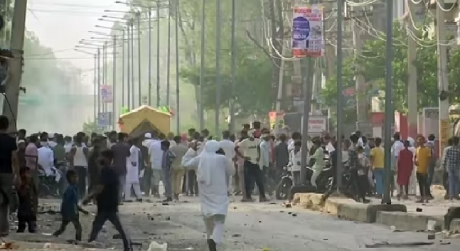 Nuh Violence: Hindus trapped in temple amid stone pelting by Islamists rescued and escorted home, confirms police