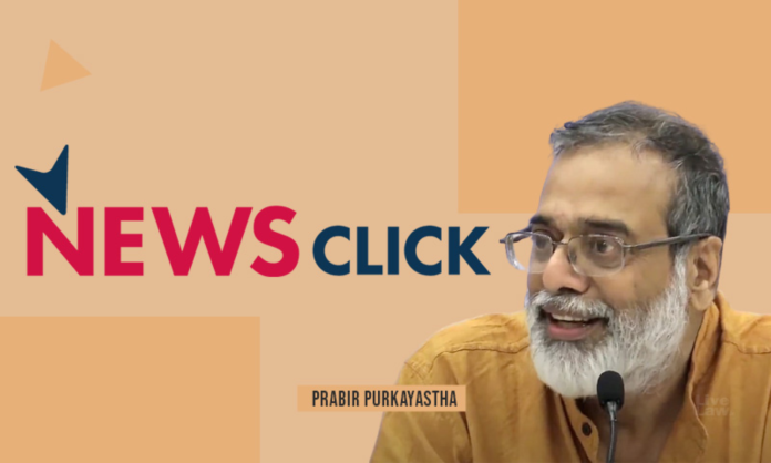 Prabir Purkayastha , NewsClick