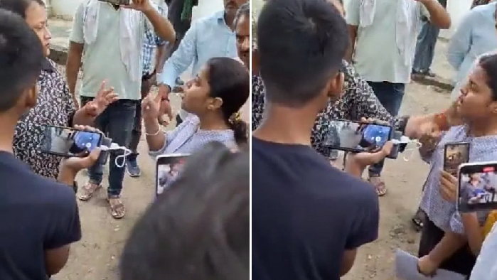 Uttar Pradesh: Female officer slaps teen girl after she argues over court order instructing action against illegal encroachment, video viral