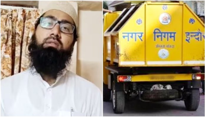 Indore: Mualana Shadab Khan insults sanitation workers, accuses them of looking at women throwing garbage with bad intentions, booked