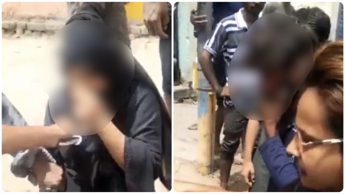 Ahmedabad Muslim burqa assault