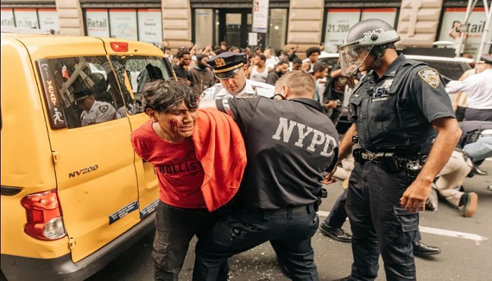 Union Square Park Manhattan ruckus