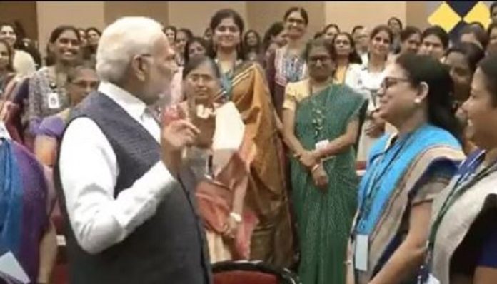 PM Modi lauded Nari Shakti during his ISRO visit