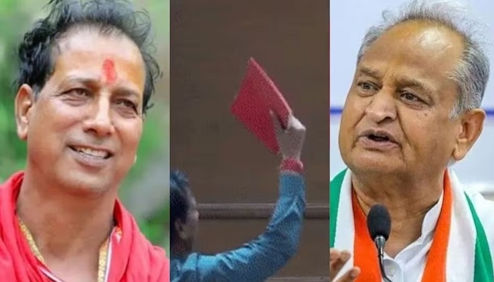 Rajasthan’s sacked minister Rajendra Gudha reads out pages from the red diary, CM Gehlot’s son, his PA and alleged transactions in RCA find mention