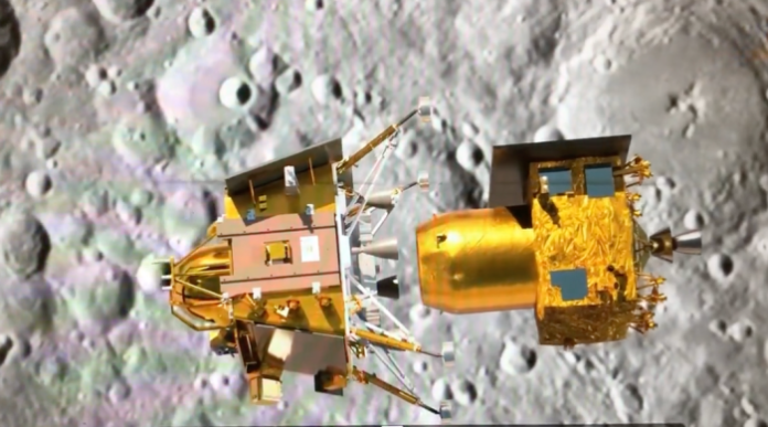 Chandrayaan 3: Lander separates from propulsion module