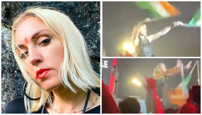 Ukrainian singer Uma Shanti throws Indian flag at crowd during Pune concert, booked for disrespecting the Tricolour after video goes viral