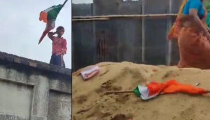 ‘I hang my head in shame’: BJP leader Suvendu Adhikari shares video from West Bengal where a boy is seen throwing the Tricolour on the ground