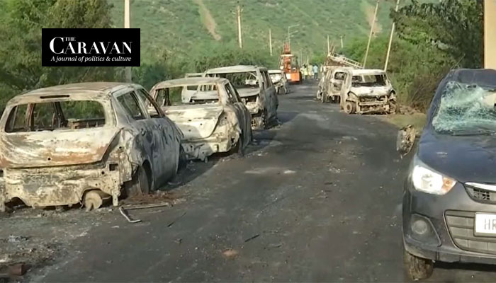 The Caravan paints Nuh Violence as ‘Anti-Muslim’ and blames Hindus for starting it; questions why FIRs filed only against Muslims