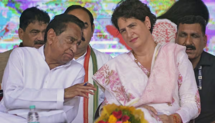 FIR registered against Priyanka Gandhi Vadra and Kamal Nath over posts sharing a false letter alleging 50% commission in Madhya Pradesh