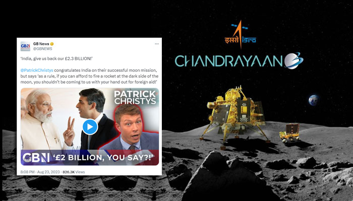 ‘They landed on Moon, don’t give them money’: British media whines over ‘aid’ to India after Chandrayaan-3 success, this is the reality of UK’s ‘2.3 billion pounds’